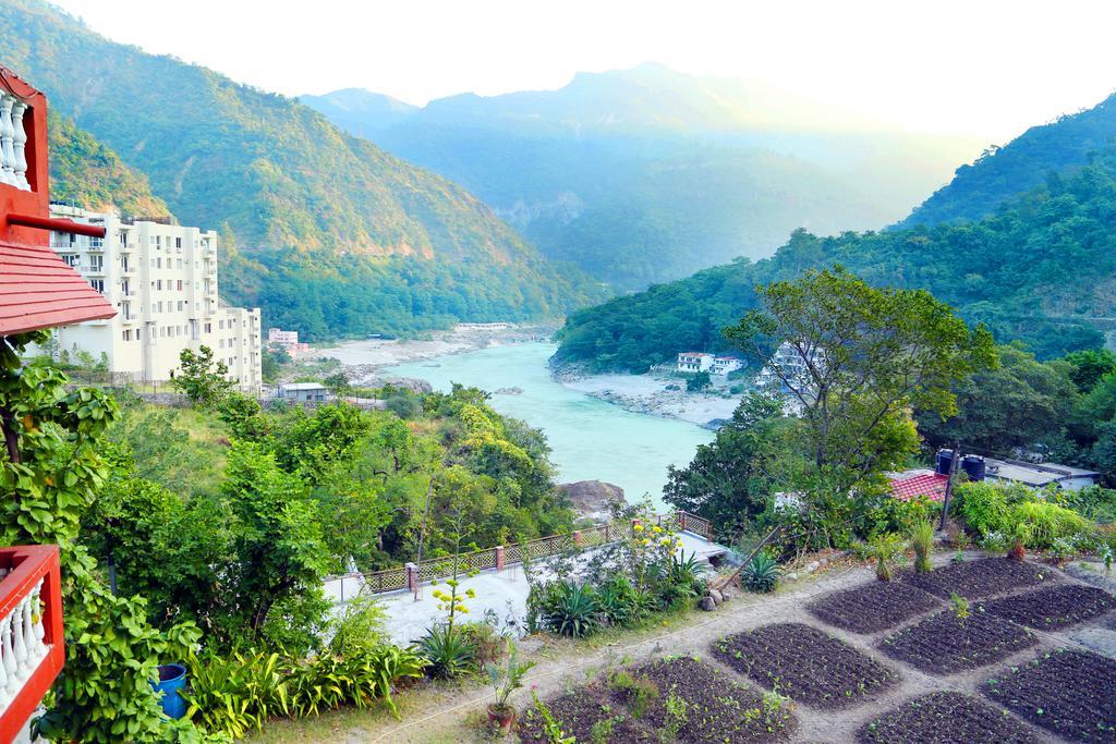 Hotel Divine Ganga Cabaña Rishīkesh Exterior foto